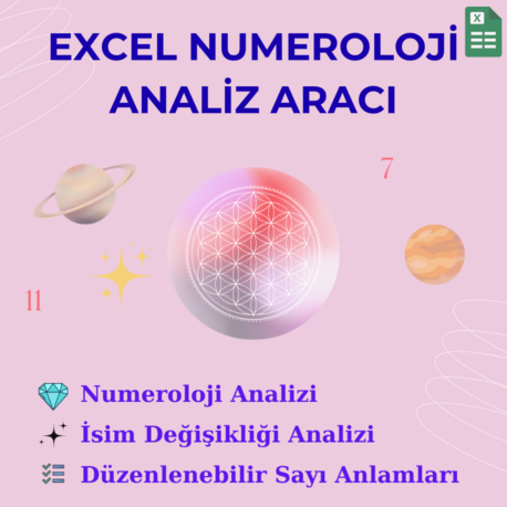 Excel Numeroloji Analiz Aracı (Ruh Kodları)