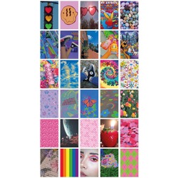 Aesthetic Kidcore Indie 30'lu Duvar Posteri Seti Oda Dekoru Aesthetic Kidcore Indie Poster Seti