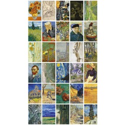 Vincent Van Gogh Kolaj Seti Sanatsal Poster Kartları Poster Seti Duvar Posteri