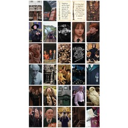 Harry Potter 30'lu Duvar Posteri Seti Oda Dekoru Harry Potter Poster Seti