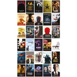 Film Posterleri 30'lu Duvar Posteri Seti Oda Dekoru Film Posterleri Poster Seti