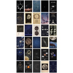 Cosmic 30'lu Duvar Posteri Seti Oda Dekoru Cosmic Poster Seti