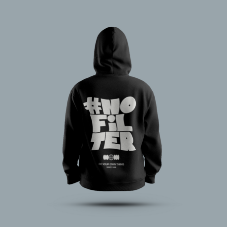 Oversize Unisex Kapüşonlu Baskılı Streetwear Sweatshirt – S8C1