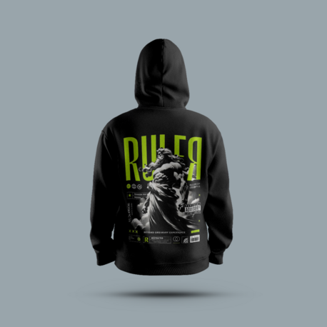 Unisex Kapüşonlu Baskılı Streetwear Hoodie – S0P9 