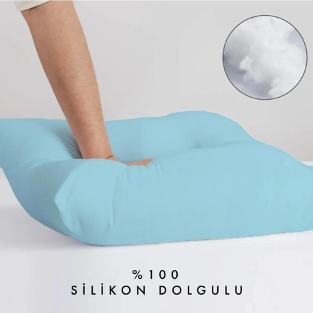 %100 Elyaf Silikon Dolgulu Kırlent İçi 
