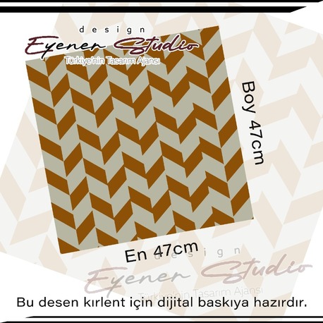 Şevron Kırlent Deseni