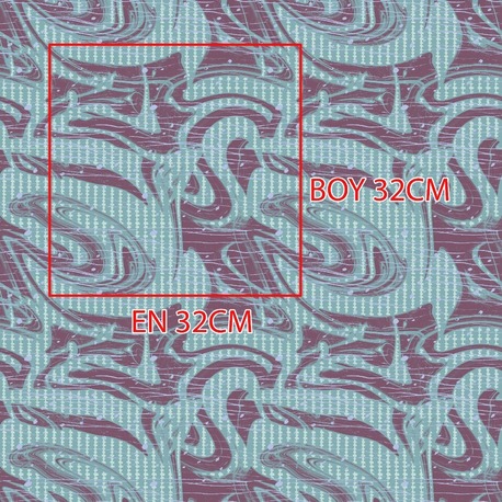 Soyut ve Dokulu Metraj Desen Tasarımı
