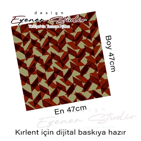 Soyut Kırlent Deseni 1