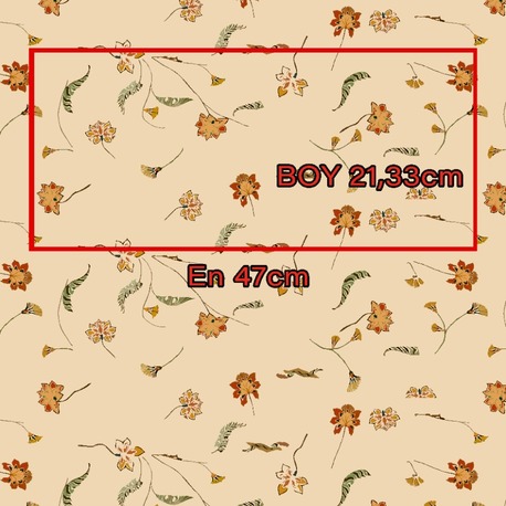 Romantik Çıtır Çiçek Deseni Metraj