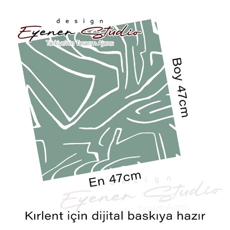Soyut Kırlent Deseni 2