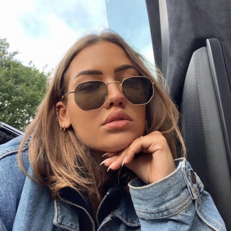 Rayban Hexagonal Kadın Yeni Sezon Gözlük E01S37RA