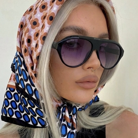 Gucci Big Size Siyah Kemik Yeni Sezon Gözlük E01S20RA