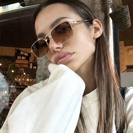 Miu Miu Kahverengi Gold Yeni Sezon Gözlük E01S14RA