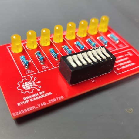 DC 5V LED Akım Testi Ohm Yasası DIY Lehimleme Uygulama Kiti 