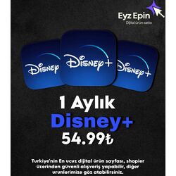 1 Aylık Disney+