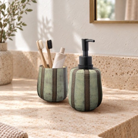 2'li Stoneware Banyo Seti