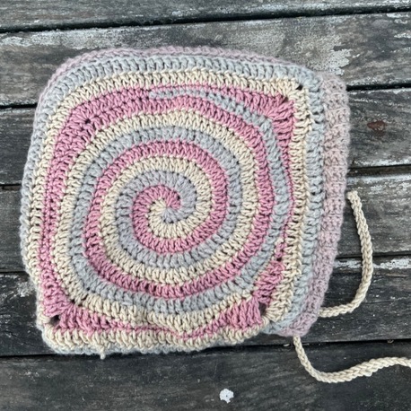 blush spiral balaclava