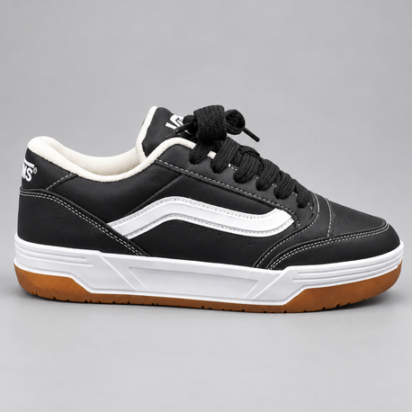 Vans Kalın Taban-Siyah,Beyaz