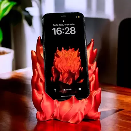 Alev Telefon Tutucu