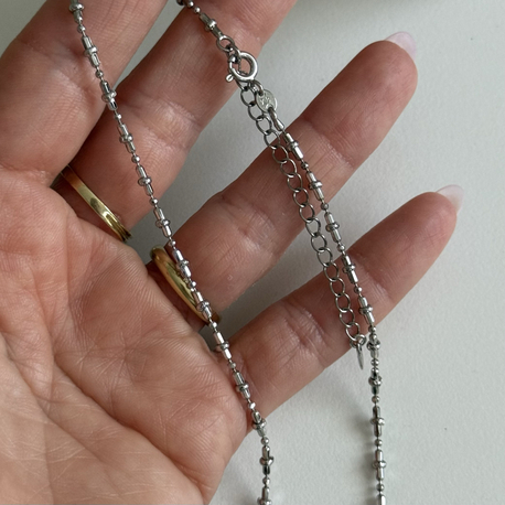 Xuping 45+5 cm Şeritli Kolye
