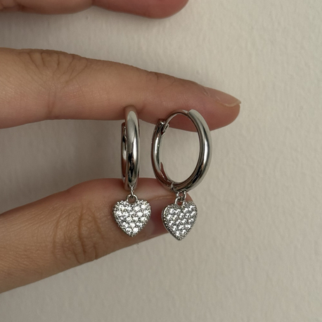 Xuping Silver Halka Nira Küpe