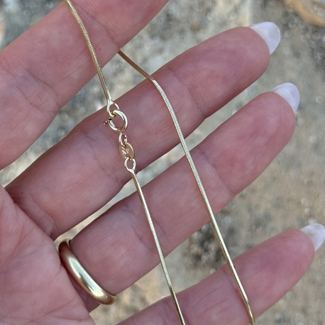 Xuping 40 cm Parlak Yılan Zincir Kolye