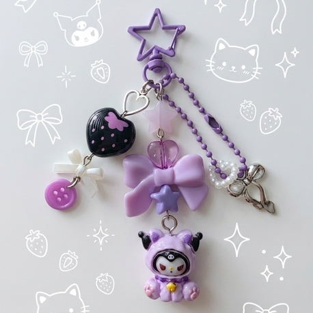 Kuromi's Coquette Era Charm