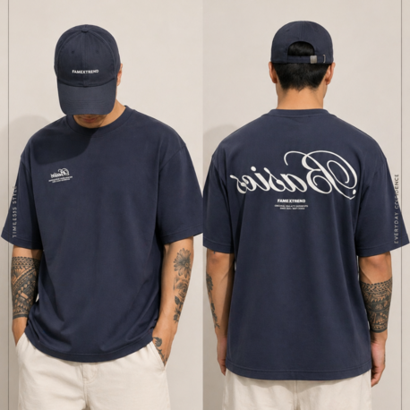 “Streetwear Baskılı T-Shirt”