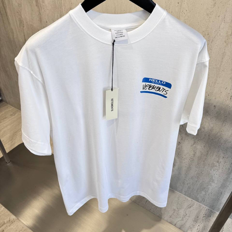 Vetements Beyaz Tshirt