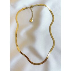 Çelik Gold İtalyan Yassı Zincir (40 cm)