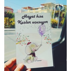 Hayat Kısa Motto Kart 