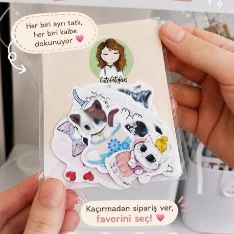 karma Kedili Sticker Set