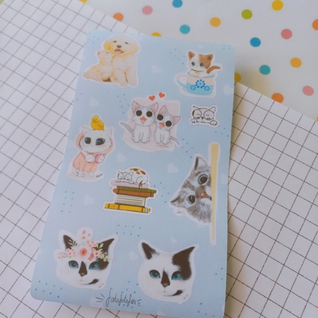 Kedili Sticker Set,pisili 2'li Set