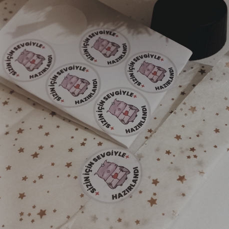 Paketleme Stickerı Sizin İçin Hazırlandı