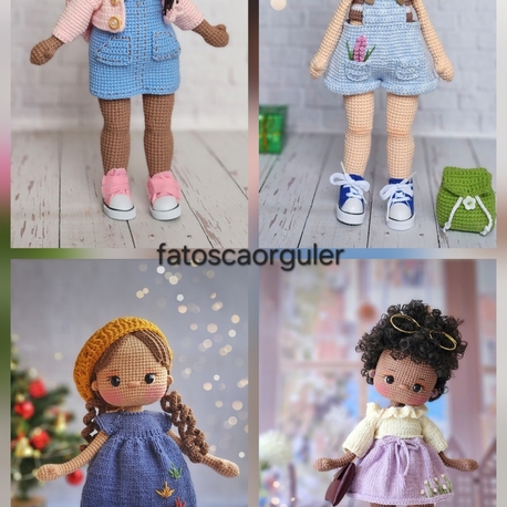 ISIK DOLL VÜCUT VE 4 FARKLI SAÇ YAPIMI (Kıyafet tarifi yoktur)