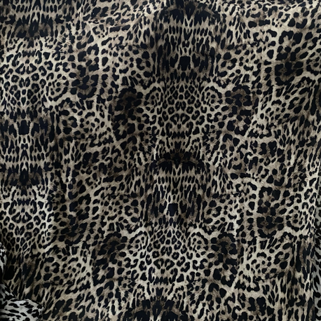 Leopar Desen Nefes Şal 
