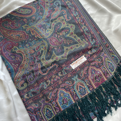 Zümrüt Pembe Premium pashmina YENİ SEZON