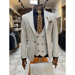 Slimfit Karyağdı takım elbise