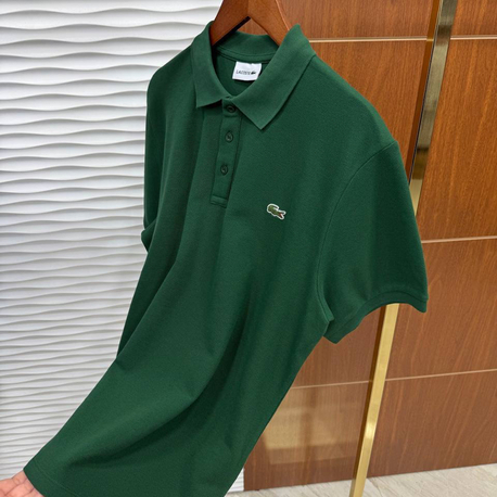 LACOSTE PREMİUM YEŞİL YAKALI T-SHİRT