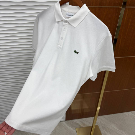 LACOSTE BEYAZ YAKALI PREMİUM T-SHİRT
