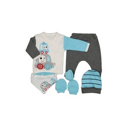minizeyn 5 parça erkek bebek zıbın