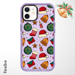 Iphone 11 Yılbaşı Deseni Tasarımlı Kılıf