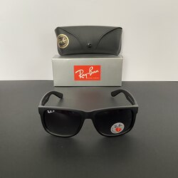 RayBan 4165 622/T3 JUSTIN POLARİZE MAT BLACK