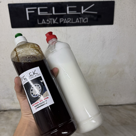 1KG FELEK LASTİK PARLATICI +1KG FELEK TORPİDO PLASTİK AKŞAM PARLATICI VE KORUYUCU