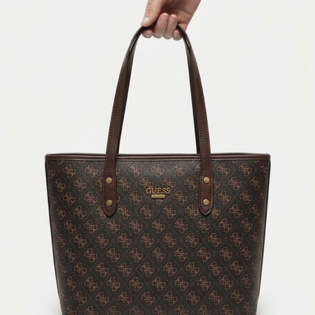 Guess Kahverengi 38x30x25 Big Tote Çanta