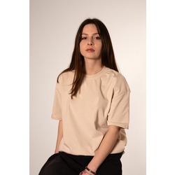 Luxury Streetwear T-shirt /  (Krem)