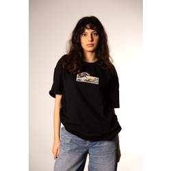 Luxury streetwear T-shirt / Kanagawa Açıklarındaki Büyük Dalga(siyah)