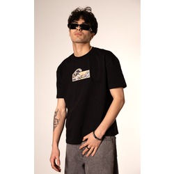 Luxury streetwear T-shirt / Kanagawa Açıklarındaki Büyük Dalga(siyah)