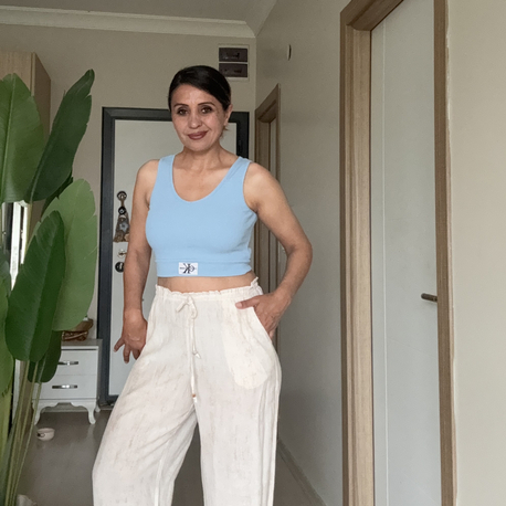 Ck Crop Bebe Mavisi 