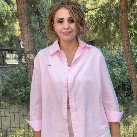Lacoste Cotton Gömlek Açık Pembe 